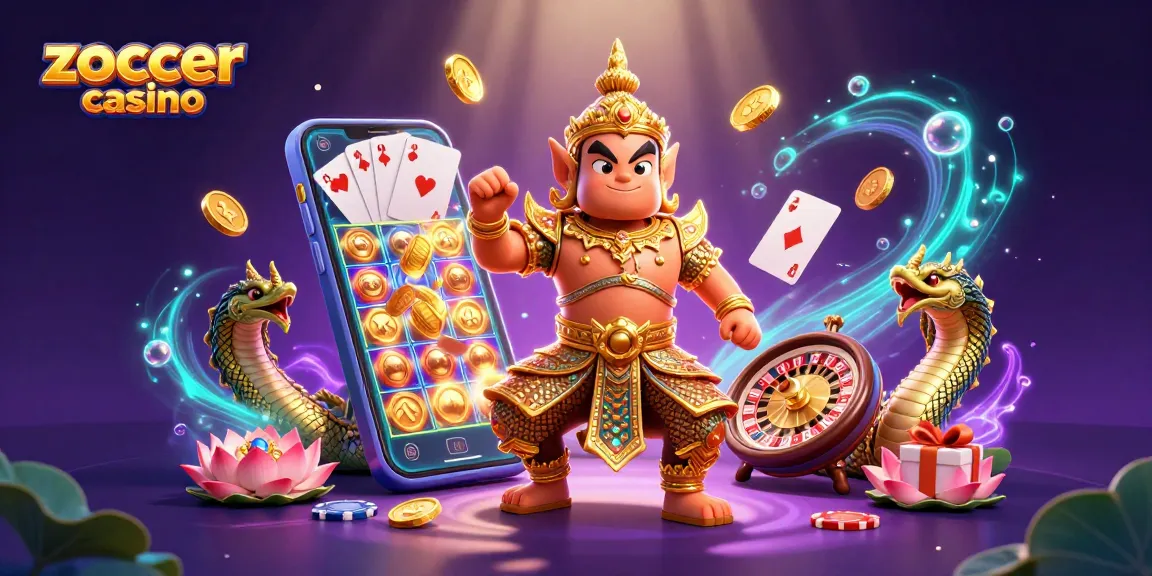 Experience thrilling gameplay at zoccer casino with our vibrant 3D guardian and gaming elements.